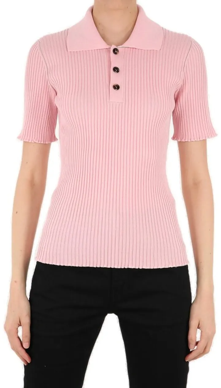Bottega Veneta Short Sleeved Polo Shirt