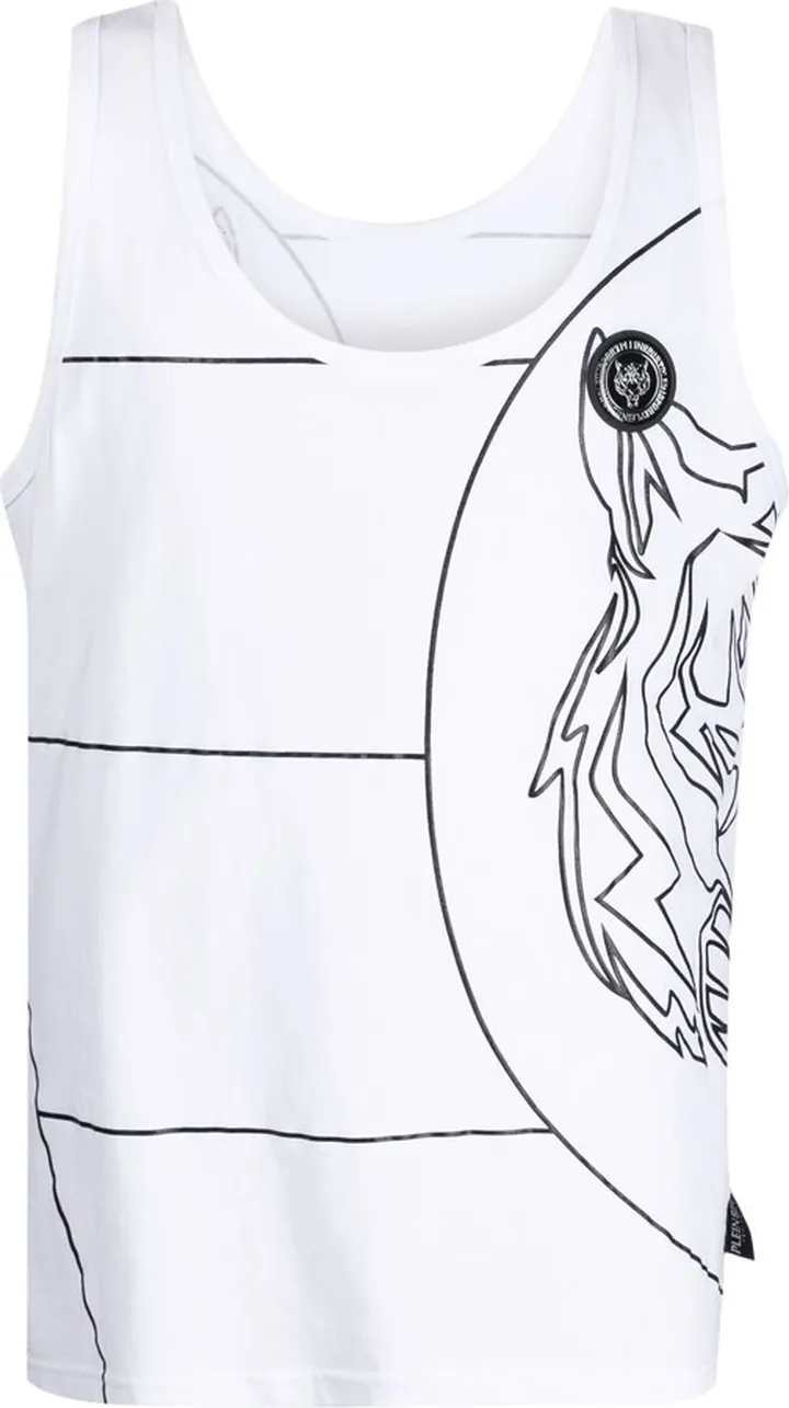 Graphic-Print Scoop-Neck Tank Top