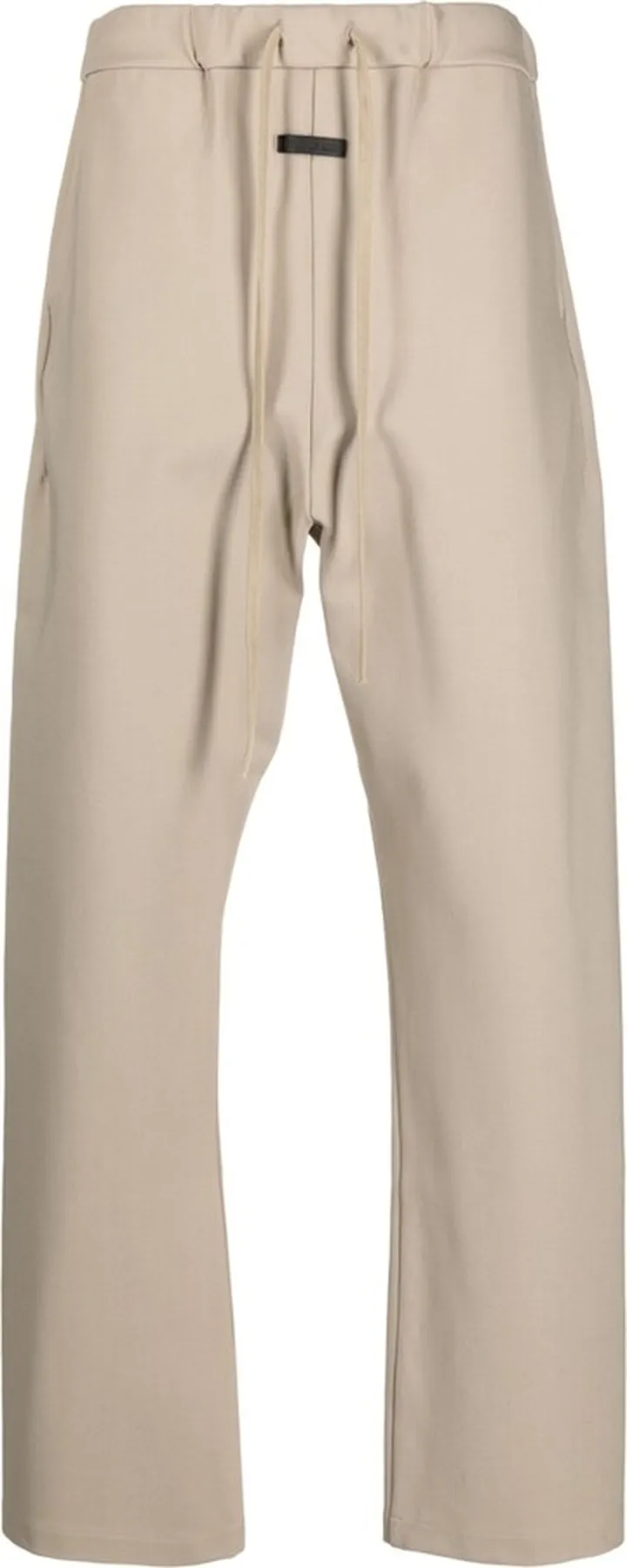 Logo-Plaque Straight-Leg Trousers