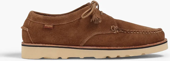Weejuns Tie Reverso suede boat shoes