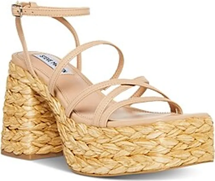Steve Madden Women's Belise Strappy Espadrille Platform Sandals
