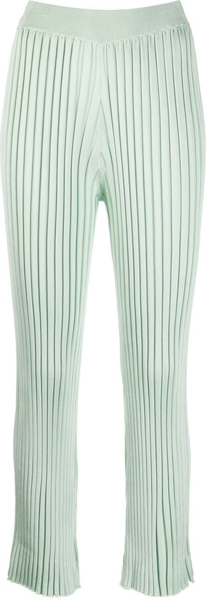 Pleated Straight Trousers