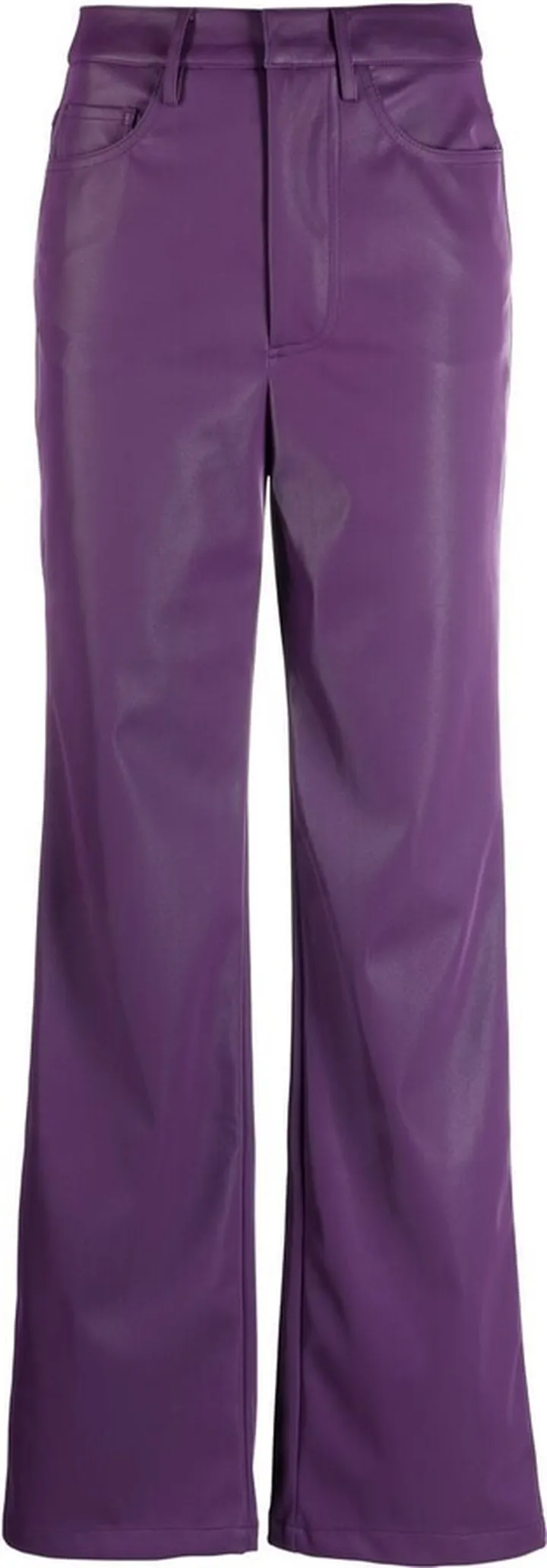 High-Waist Straight-Leg Trousers