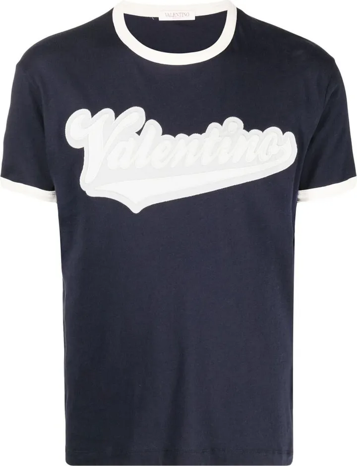 logo-patch cotton T-shirt