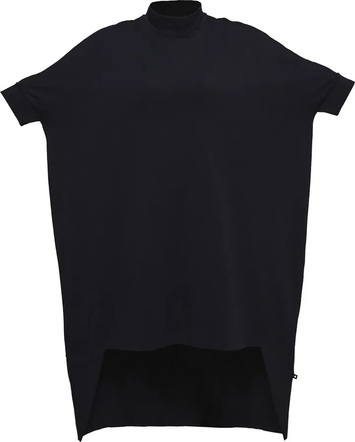 NON+ - NON508 Short Sleeve Loose Dress - Black