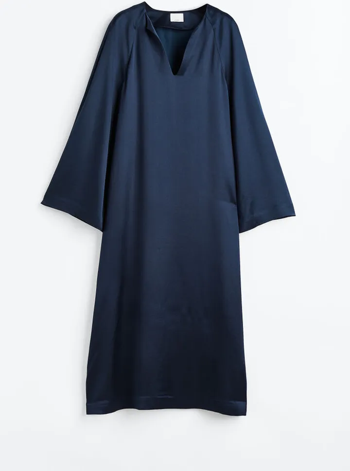 Silk-blend Tunic Dress