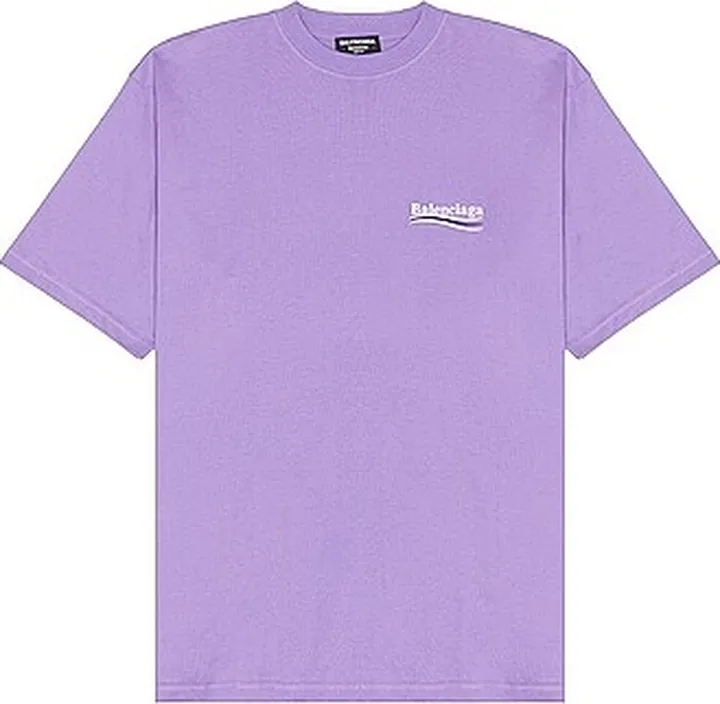 Balenciaga Large Fit T-shirt in Purple