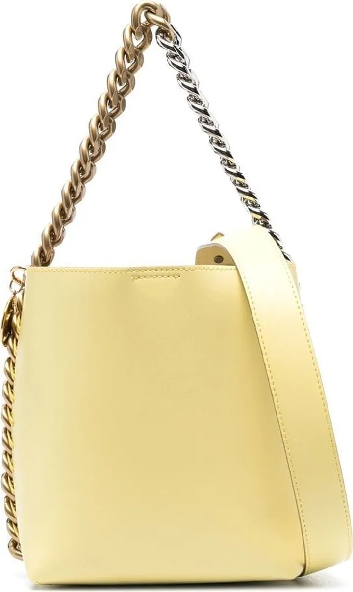 Chain-Detail Bucket Bag