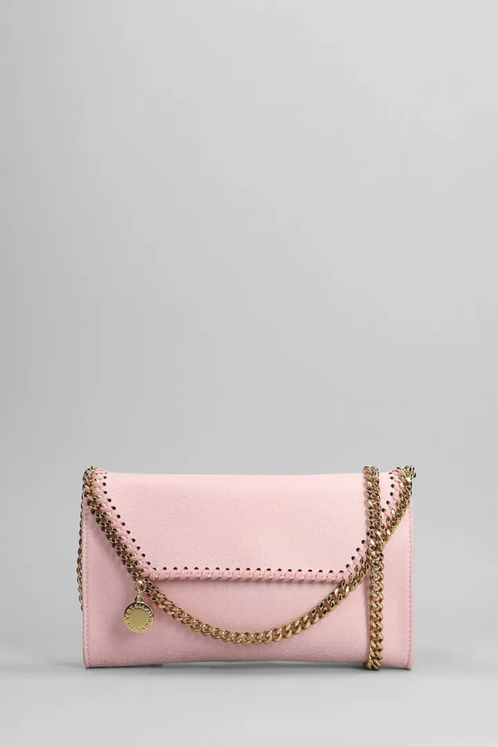 Shoulder Bag In Rose-pink Polyester