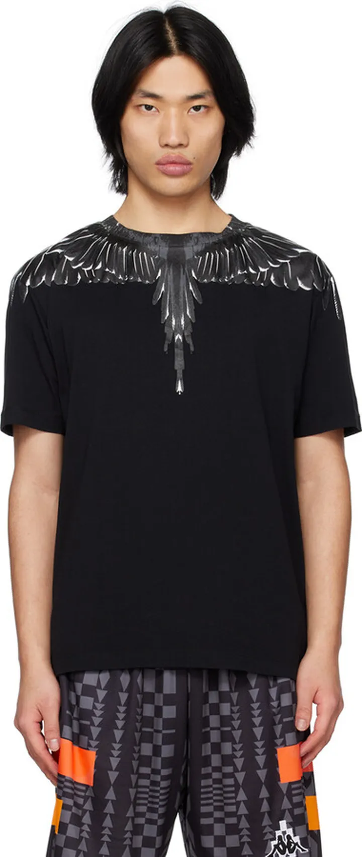 Marcelo Burlon County of Milan Black Icon Wings T-Shirt