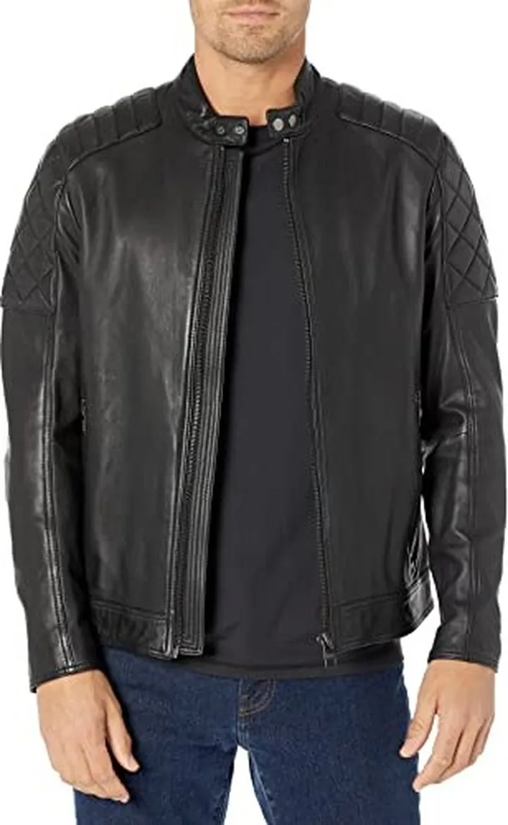 BOSS Men's Leather Jacket