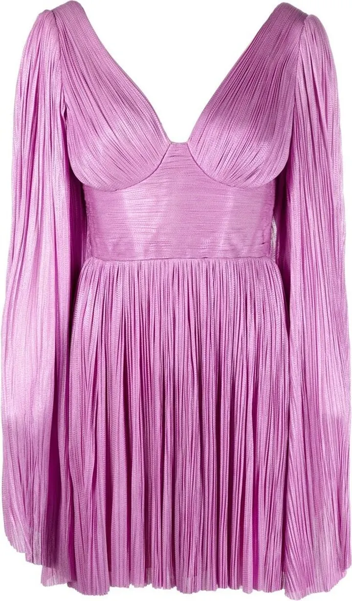 Swarovski crystal-embellished silk mini dress