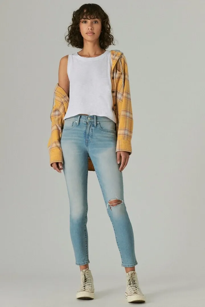 Mid Rise Ava Skinny
