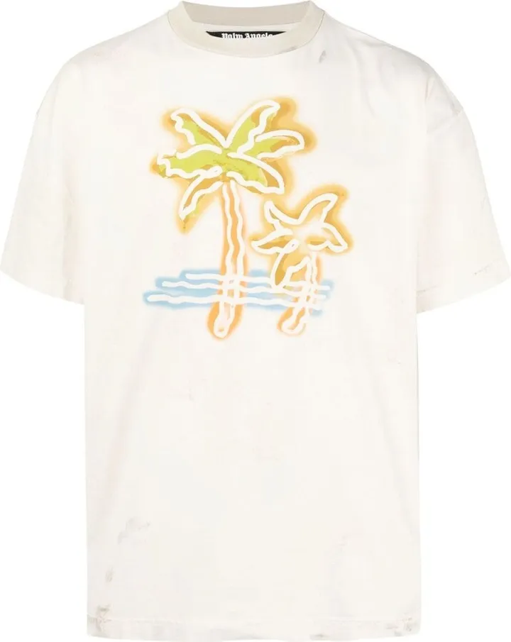 logo-print cotton T-shirt