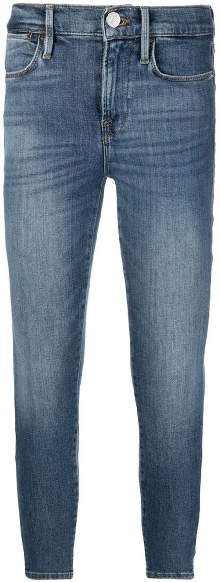 Distressed-Effect Denim Jeans