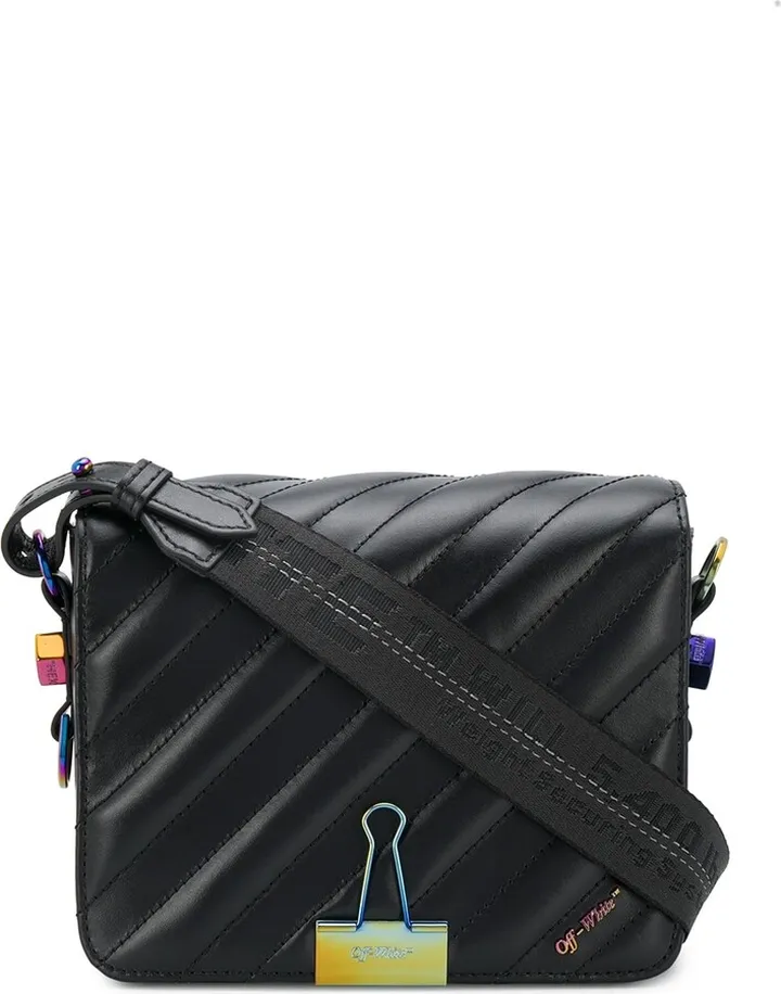 Diag Binder Clip shoulder bag
