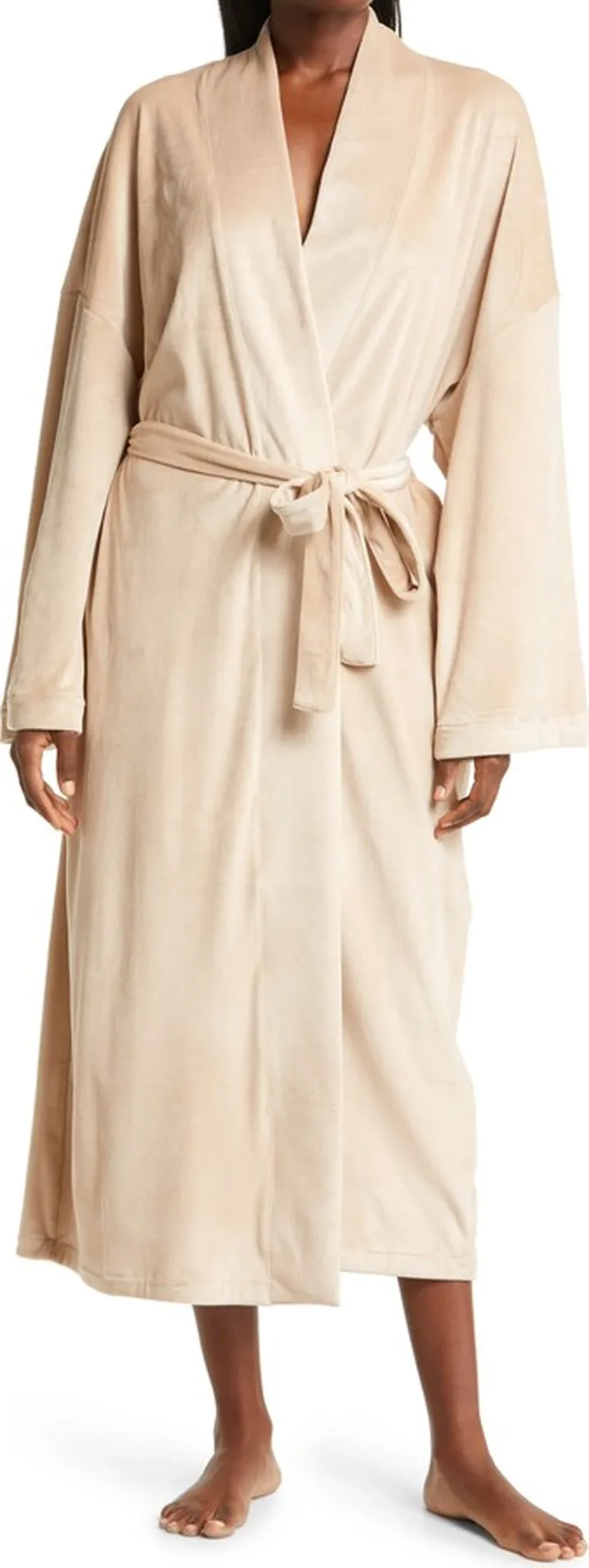 Velour Wrap Robe