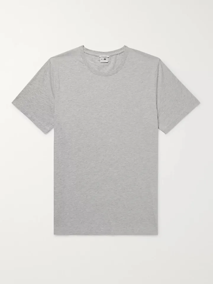 Mélange Pima Cotton-Jersey T-Shirt