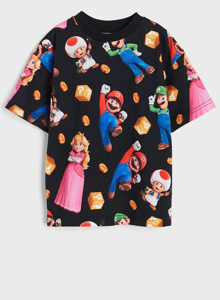 Kids Mario Oversized T-Shirt
