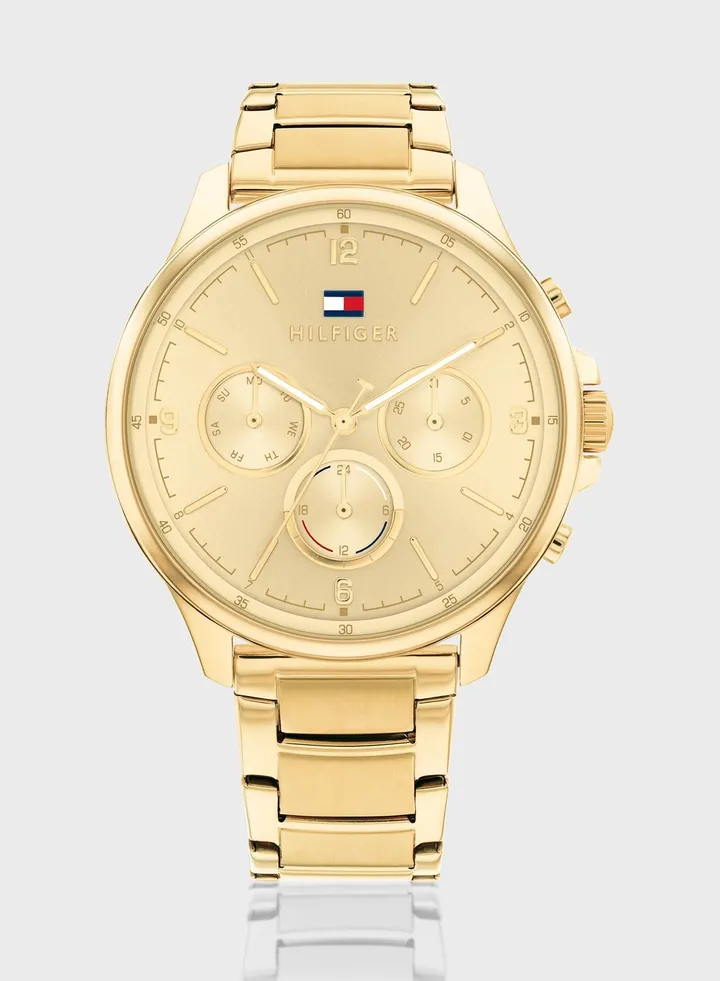 Ionic Thin Gold Plated 2 Steel Analog Watch