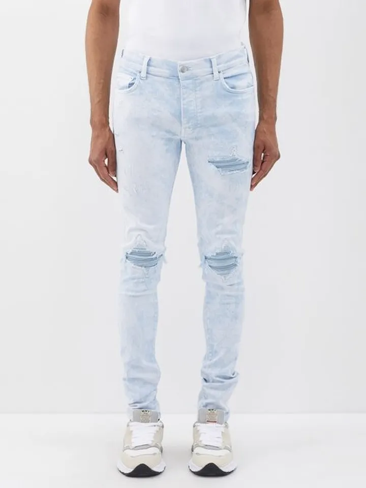 Mx1 Mineral-wash Distressed Jeans
