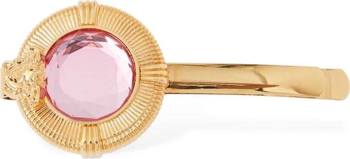 Medusa round crystal hair clip