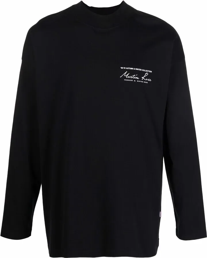 90-91 logo print T-shirt