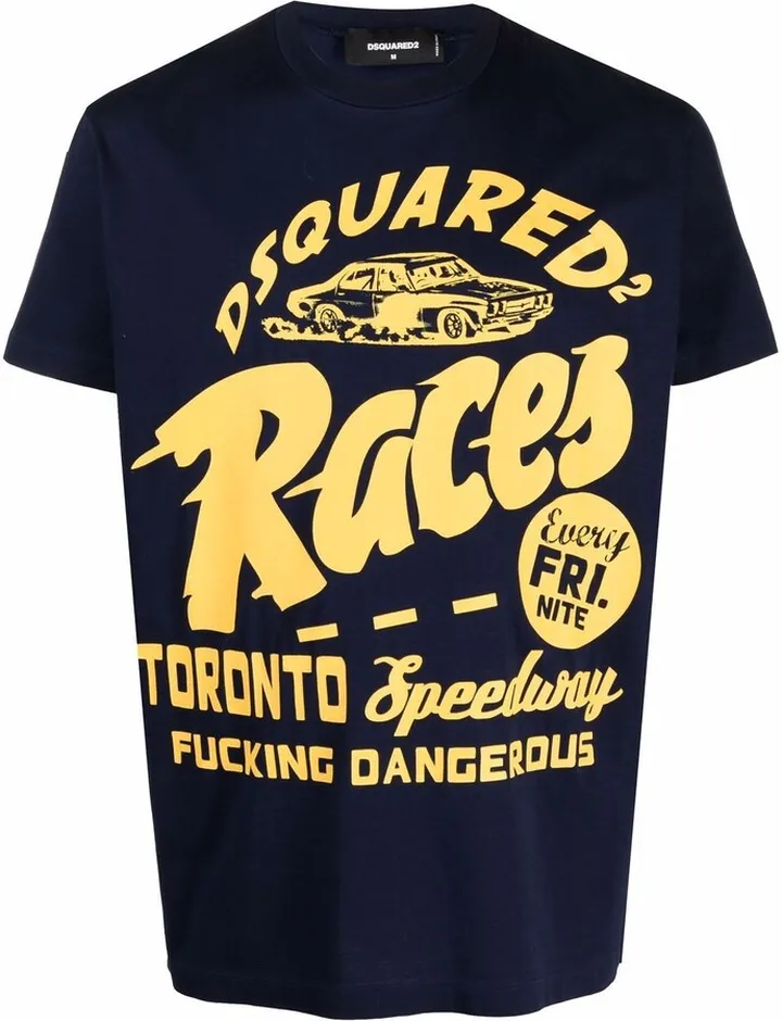 Races graphic-print crew-neck T-shirt