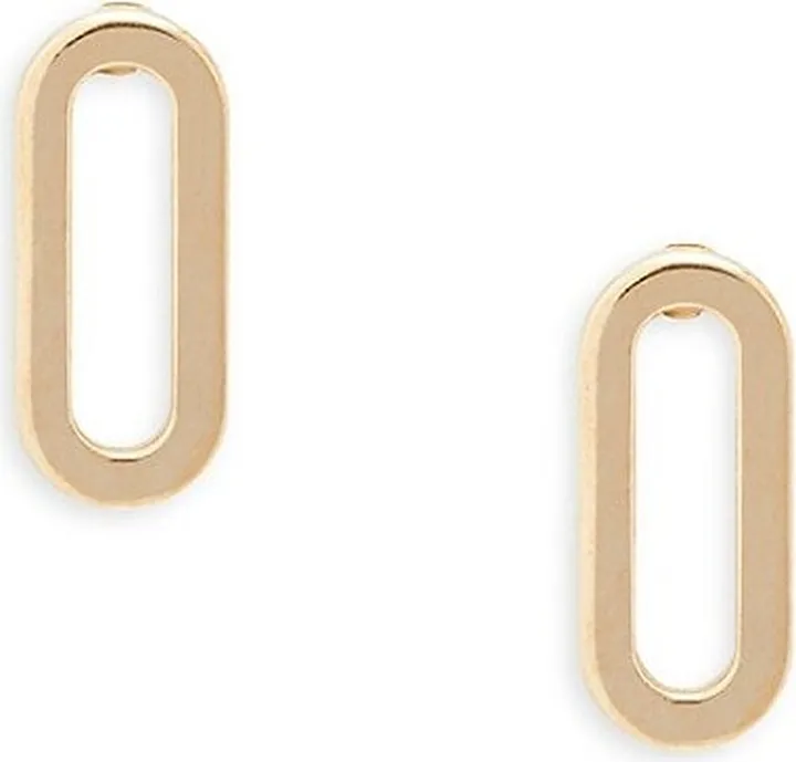 14K Yellow Gold Huggie Earrings