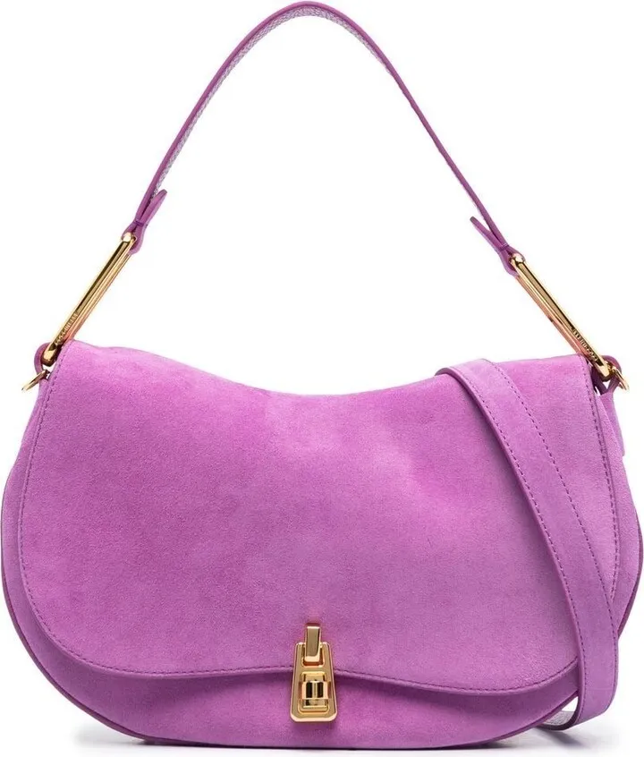 Magie suede shoulder bag