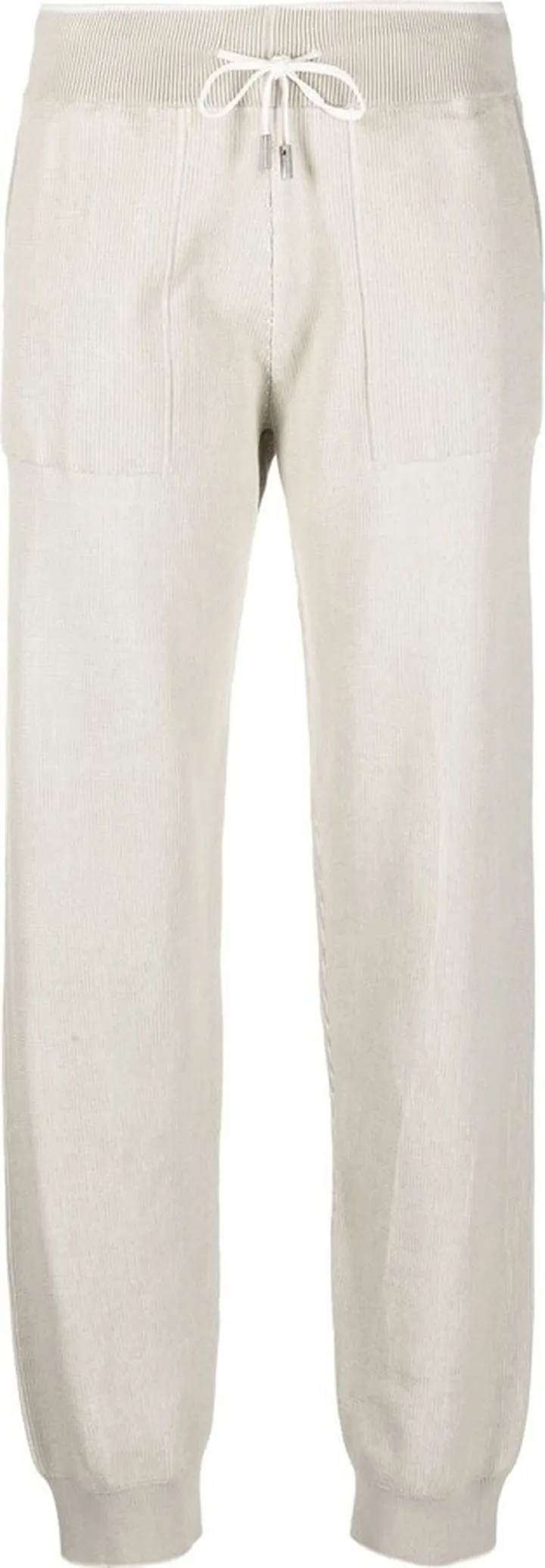 Ribbed Cotton Track Pants