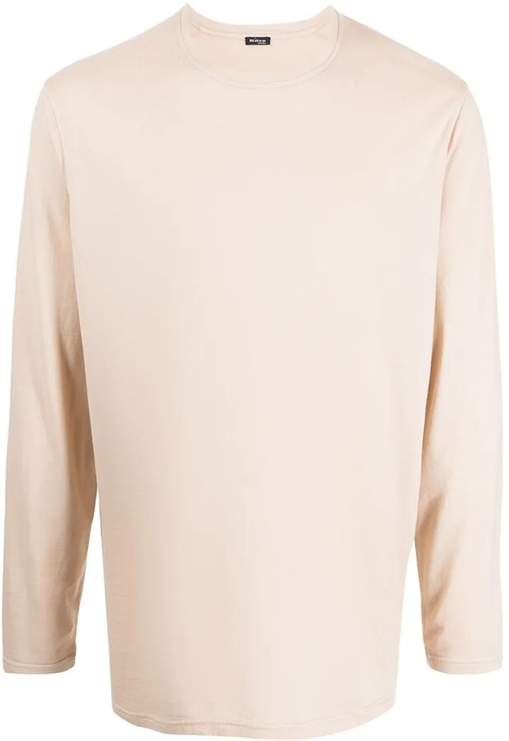 long-sleeve crewneck T-shirt
