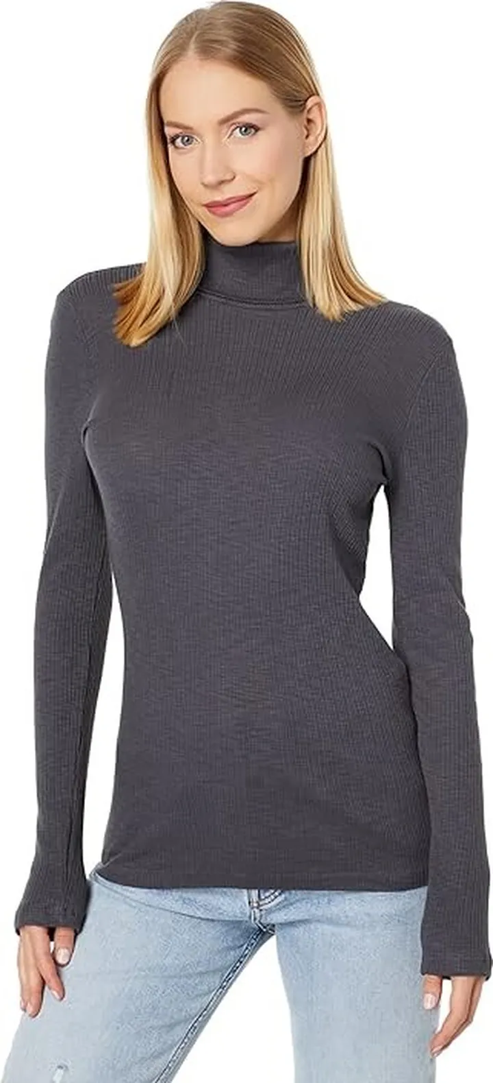 Michael Stars Bell Turtleneck (Shadow) Women's Clothing