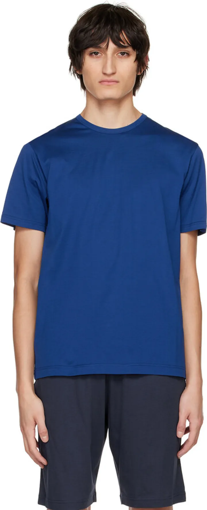 Sunspel Blue Classic T-Shirt