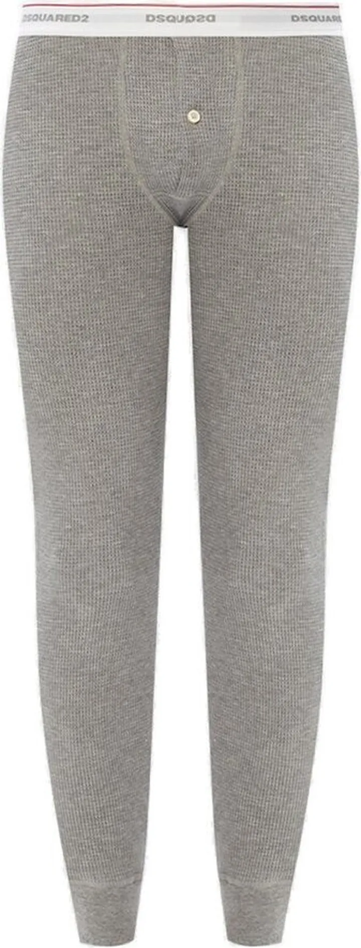 Dsquared2 Elastic Waistband Rib-Knit Pyjama Pants