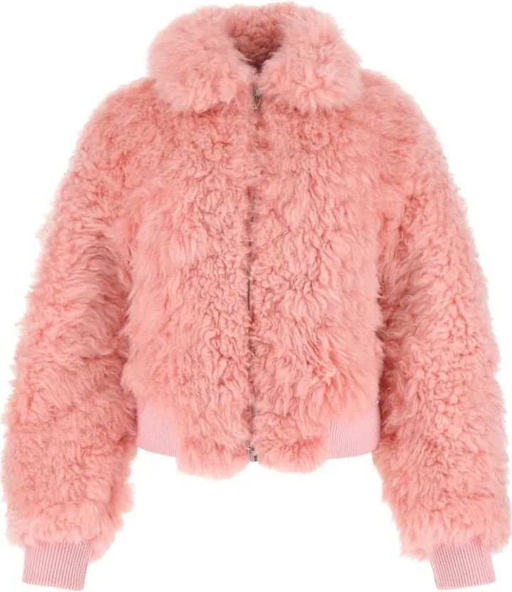 Bottega Veneta Cropped High Neck Jacket