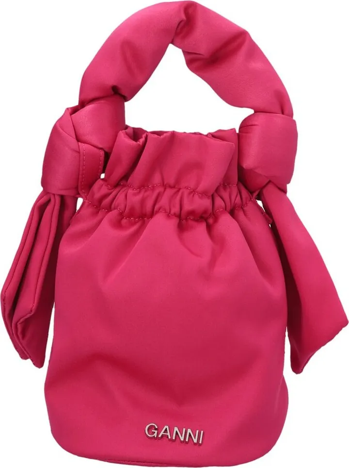 Ganni Occasion Knot Detailed Handbag