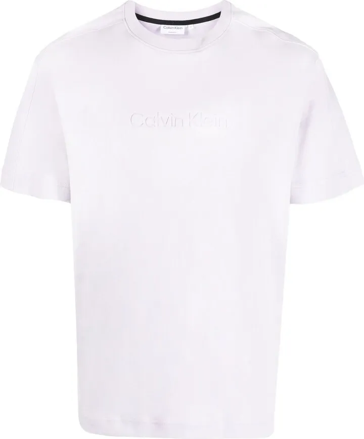 logo-print detail T-shirt