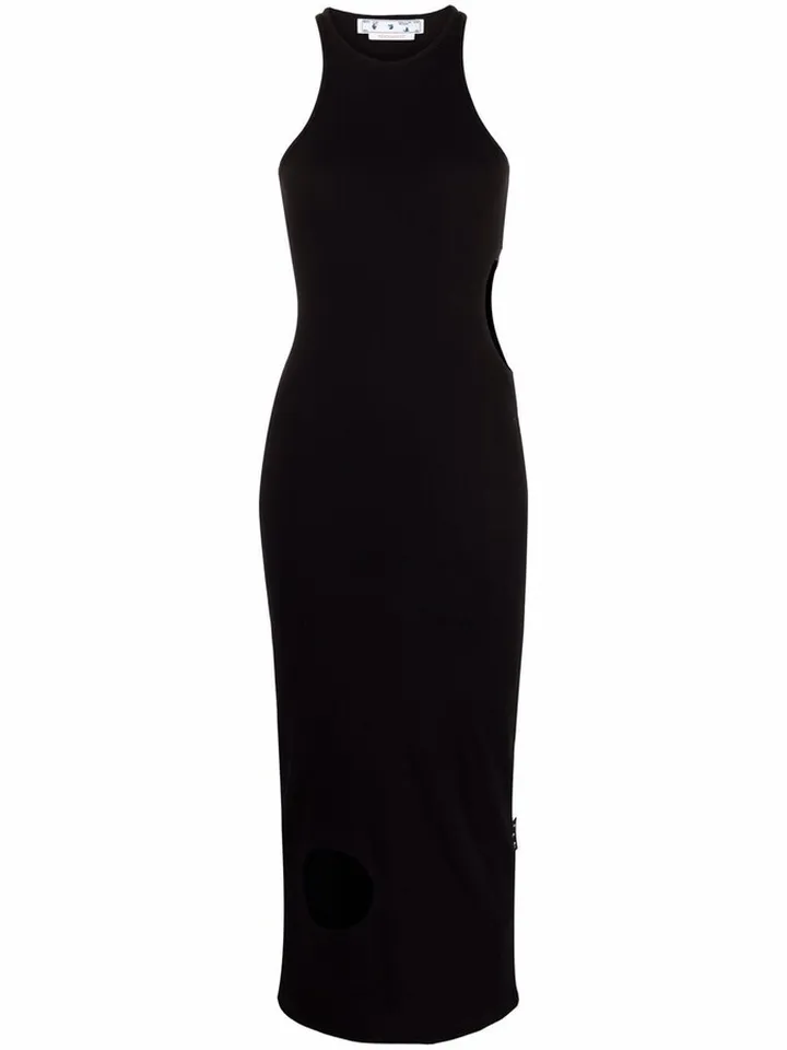 Cut-Out Midi Dress