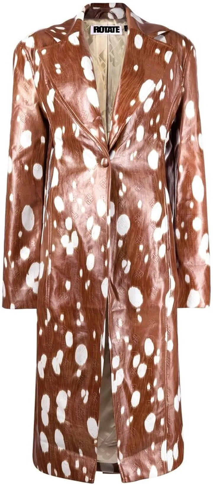 Oline tortoise-print coat