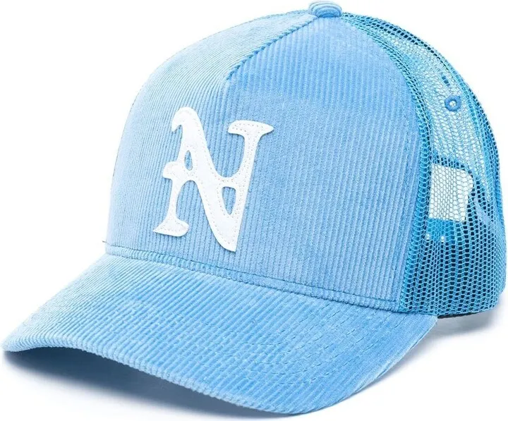 N-Logo corduroy baseball cap