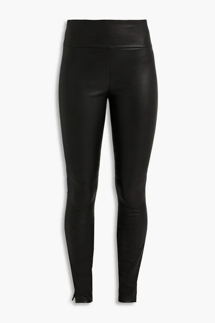 Corliss leather leggings