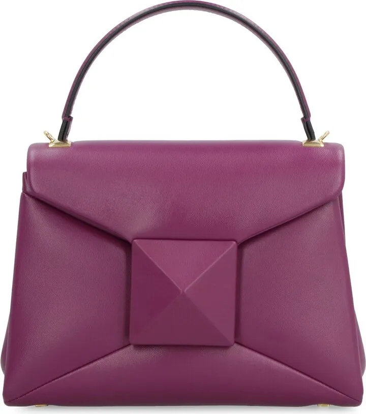 Valentino Garavani Rockstud Foldover Top Tote Bag
