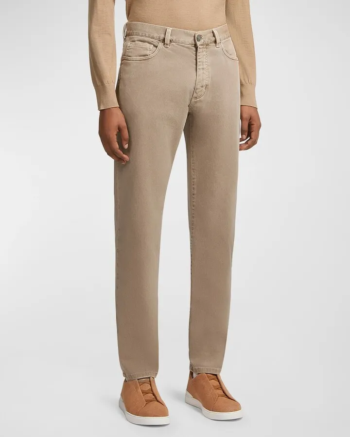 Men's Straight Leg 5-Pocket Pants