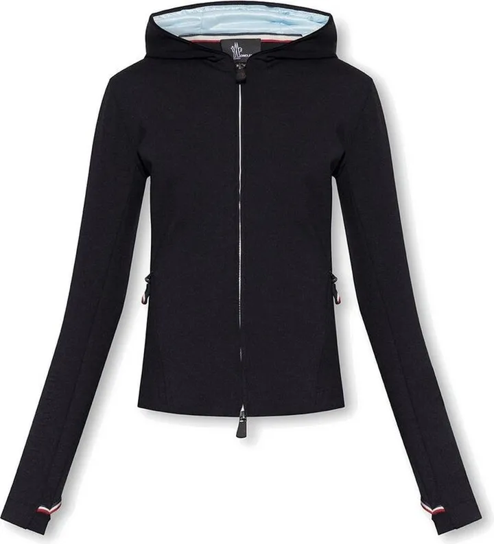 Moncler Grenoble Logo-Print Duo-Tone Hooded Jacket