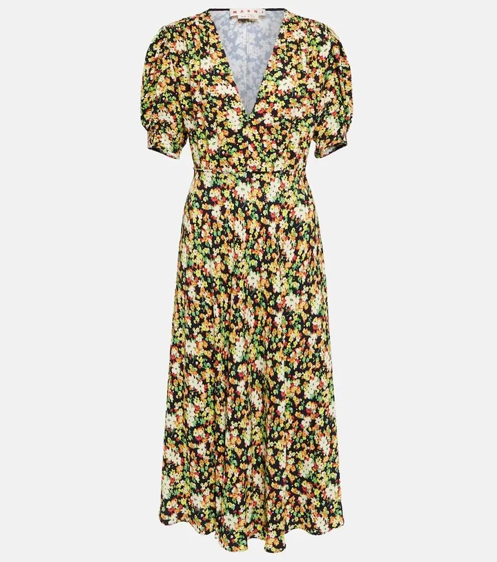 Floral midi dress