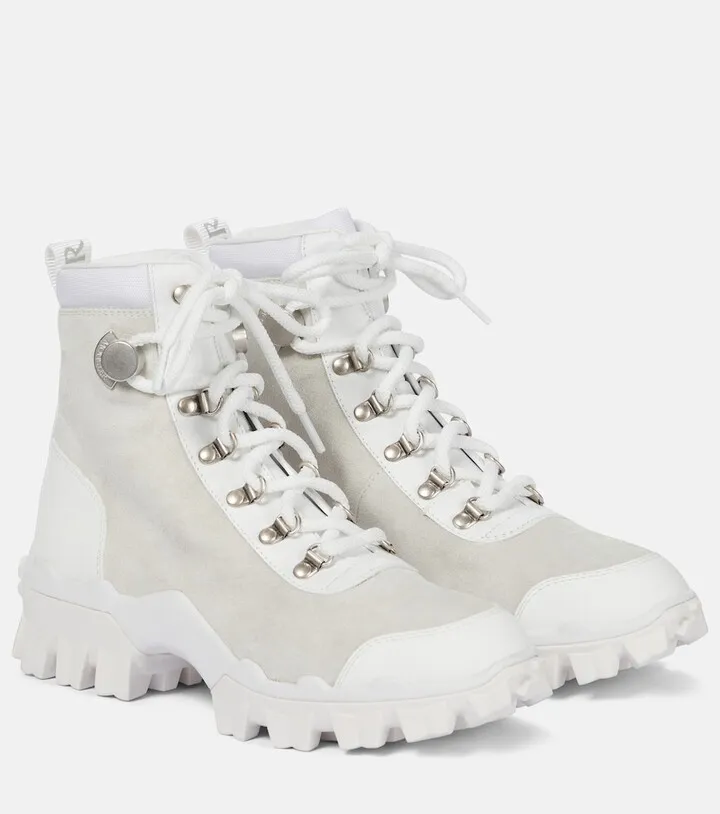 Helis leather and suede ankle boots
