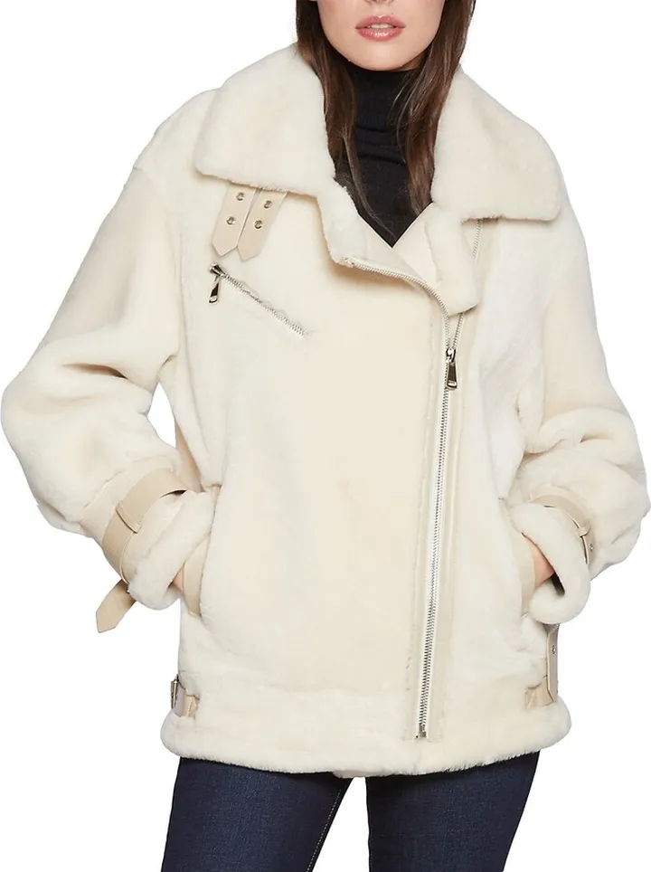 Shearling Biker Jacket