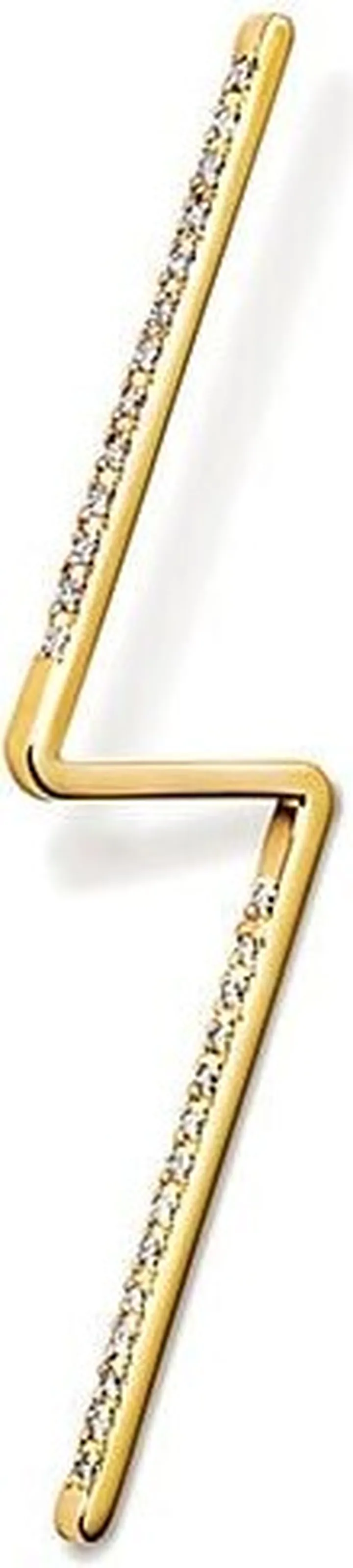 18kt yellow gold diamond Post Pierce 0102 earring