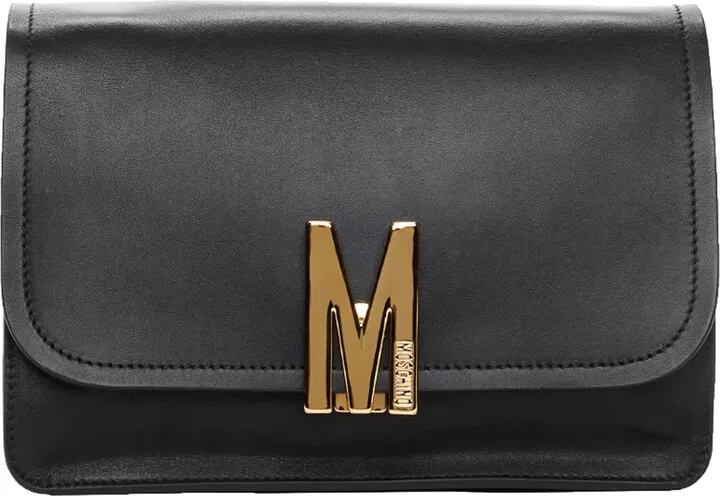 Metallic Logo Crossbody Bag